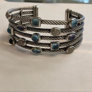 David Yurman confetti 5 row cable bracelet